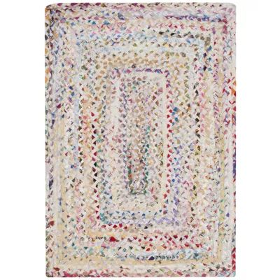 Safavieh Lecia Bordered Braided Cotton Rug