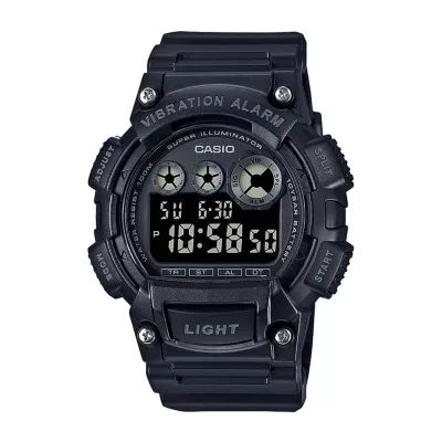 Casio Table Mens Digital Black Strap Watch W735h-1bvos