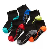 Xersion Little & Big Boys 6 Pair Quarter Ankle Socks