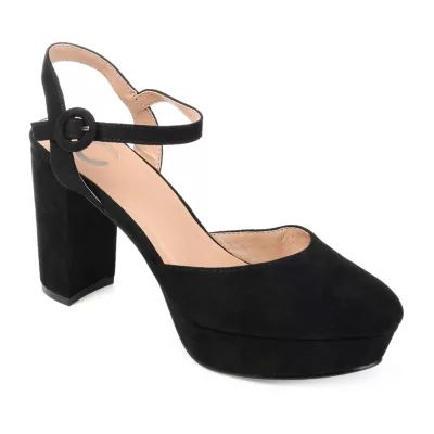 Journee Collection Womens Block Heel Roslynn Pumps