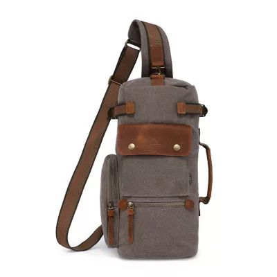 TSD Brand Hill Side Sling Bag Convertible Backpack