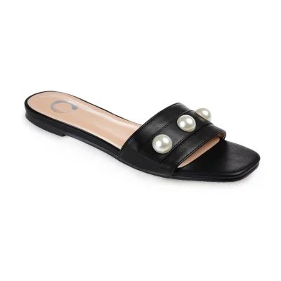 Journee Collection Womens Leonie Slide Sandals