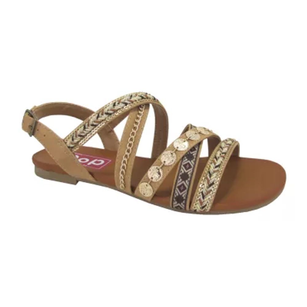 jcpenney gold sandals
