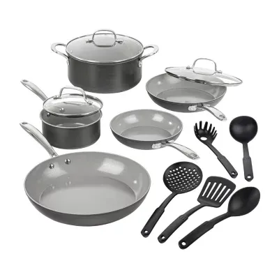 Granitestone Pro Hard Anodized 13-pc. Nonstick Pots And Pans Cookware Set With Utensils