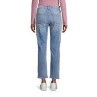 a.n.a Tall Womens High Rise Straight Leg Jean