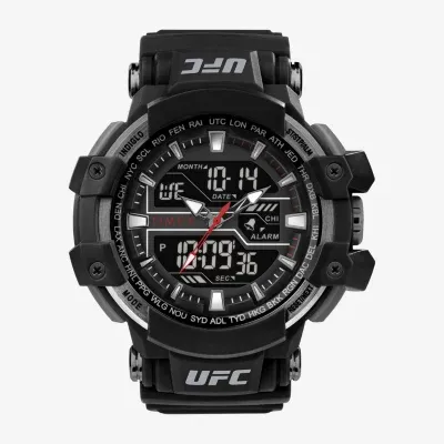 Timex UFC Mens Black Strap Watch Tw5m51800jt