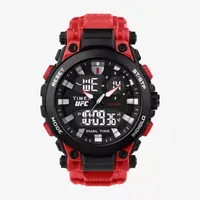 Timex UFC Mens Red Strap Watch Tw5m53000jt