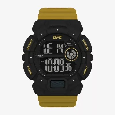 Timex UFC Mens Yellow Strap Watch Tw5m53600jt