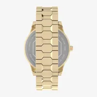 Timex UFC Mens Gold Tone Stainless Steel Strap Watch Tw2v56400jt