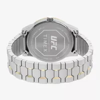 Timex UFC Mens Multicolor Stainless Steel Strap Watch Tw2v56500jt