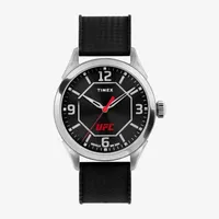 Timex UFC Mens Black Strap Watch Tw2v56100jt