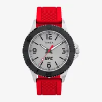 Timex UFC Mens Red Strap Watch Tw2v58200jt