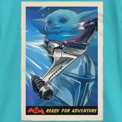 Little & Big Girls The Mandalorian Crew Neck Short Sleeve Star Wars Graphic T-Shirt