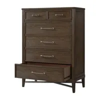 The Zion Bedroom Collection Upright 6-Drawer Chest