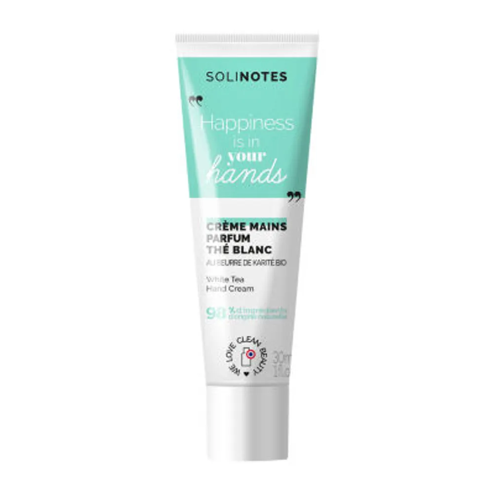 Solinotes Hand Cream White Tea; 1 Oz Clean Beauty Hand Cream