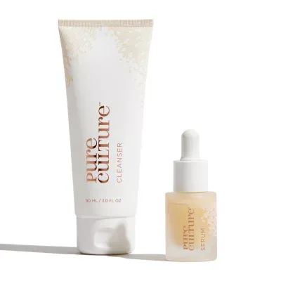 Pure Culture Custom Cleanser & Serum +Skin Test Kit ($65 Value)