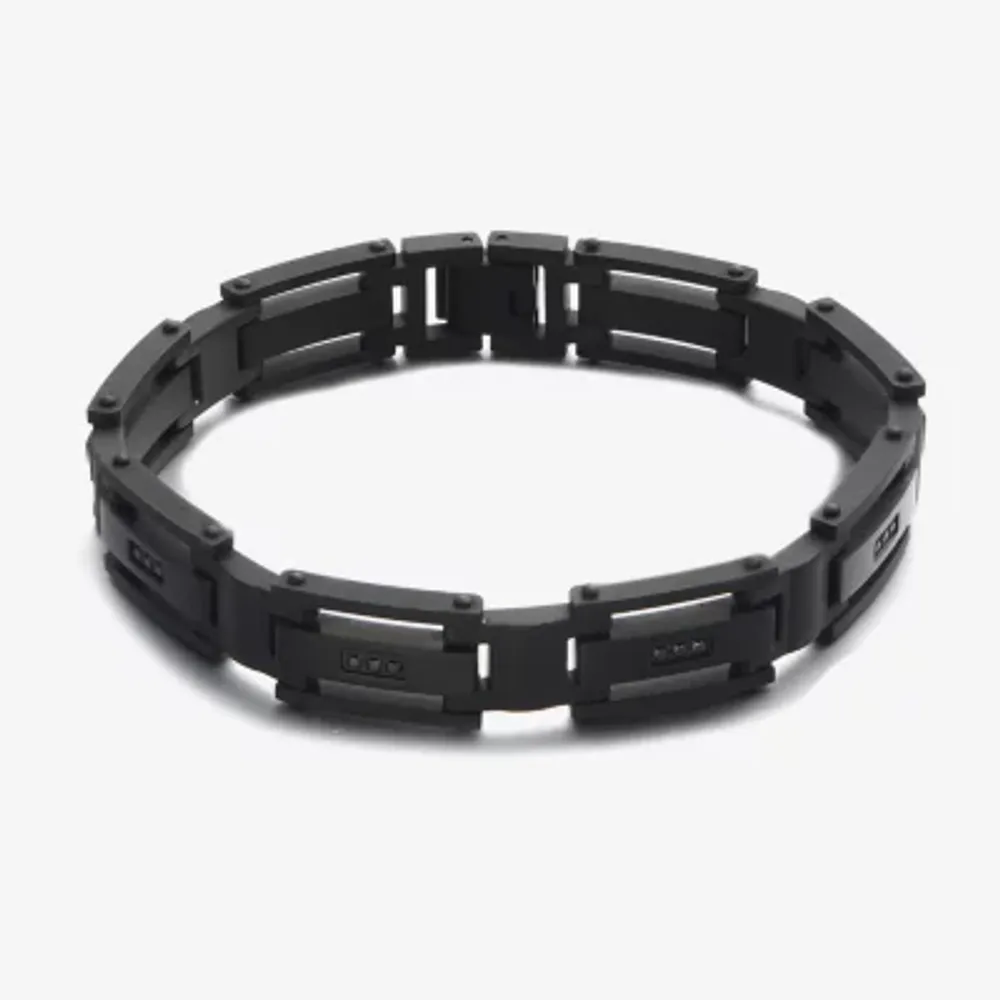 Stainless Steel 8 1/2 Inch Link Round Link Bracelet