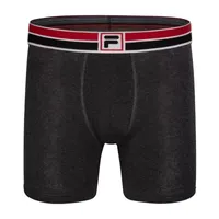 FILA Ultra Soft Stretch No Fly Mens 4 Pack Boxer Briefs