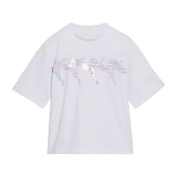 PUMA Big Girls Crew Neck Short Sleeve Graphic T-Shirt