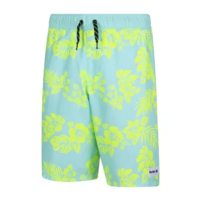 Hurley Big Boys At The Knee Leaf Swim Trunks