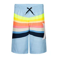 Hurley Big Boys At The Knee Logo Swim Trunks