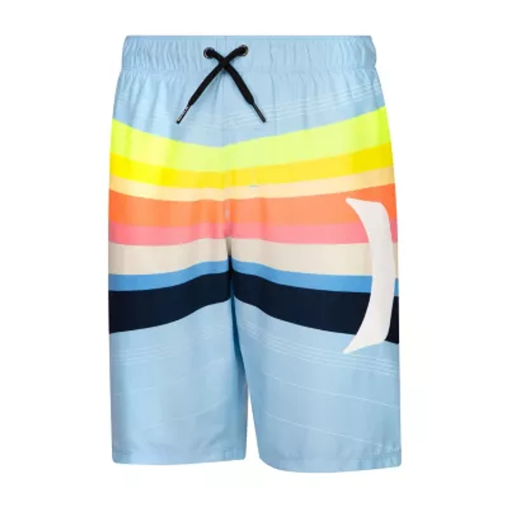 Hurley Big Boys At The Knee Logo Swim Trunks