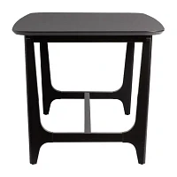 Rectangular Wood-Top Dining Table