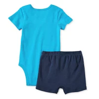 Okie Dokie Baby Boys 2-pc. Short Set