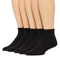 Xersion Running 5 Pair Quarter Ankle Socks Mens