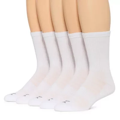 Xersion Running 5 Pair Crew Socks Mens