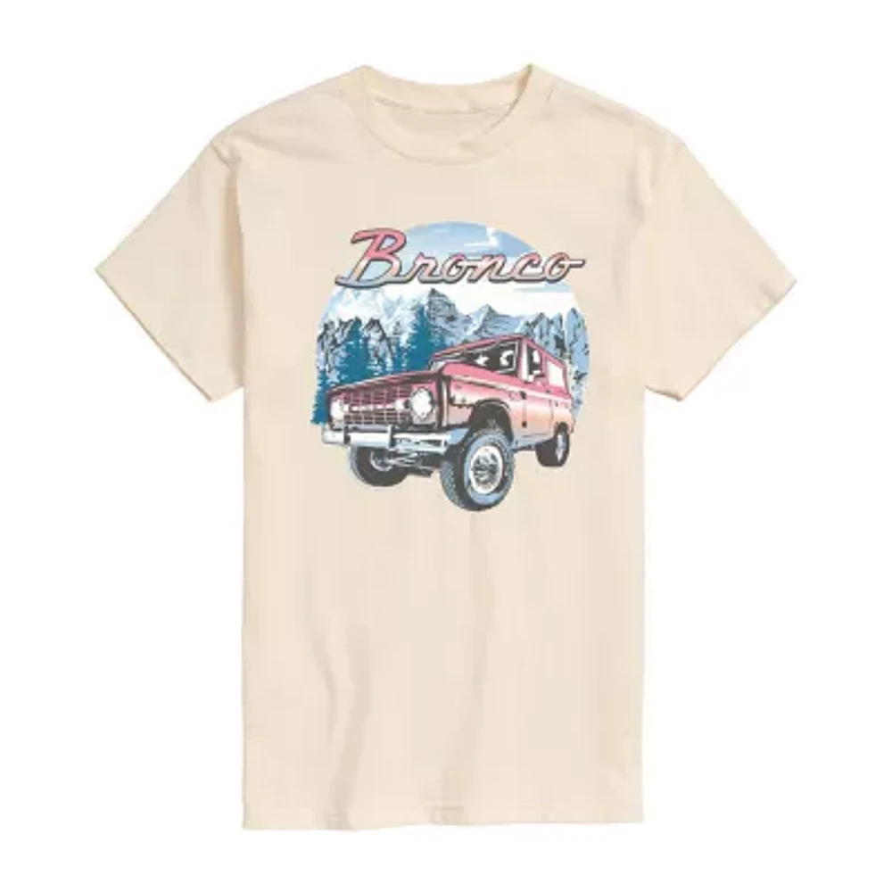 Mens Short Sleeve Ford Bronco Graphic T-Shirt