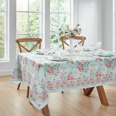 Elrene Home Fashions Vintage Floral Garden Tablecloth