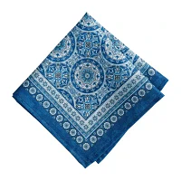 Elrene Home Fashions Vietri Medallion Block Print Stain & Water Resistant Indoor/Outdoor 4-pc. Napkins