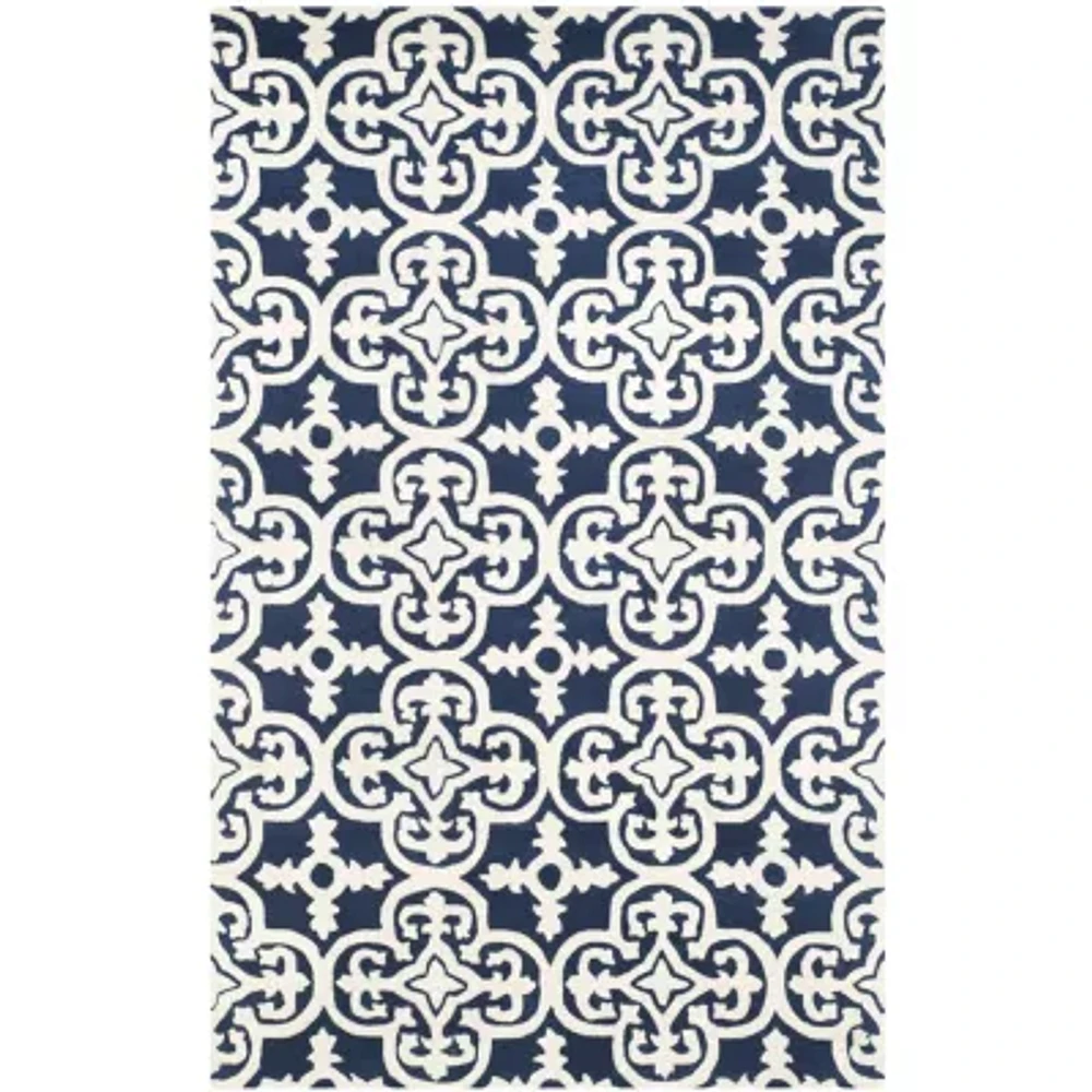 Safavieh Ewart Geometric Hand Tufted Wool Rug