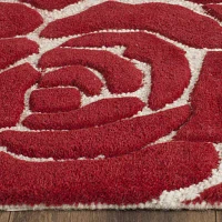 Safavieh Dacre Floral Wool Indoor Rectangular Accent Rug