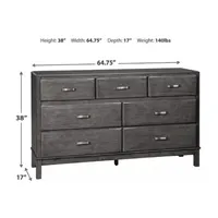 Signature Design by Ashley® Caitir Bedroom Collection 7-Drawer Dresser