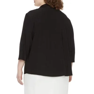 R & M Richards Womens 3/4 Sleeve Shrug Plus