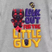 Little & Big Girls Quantumania Crew Neck Short Sleeve Ant Man Graphic T-Shirt