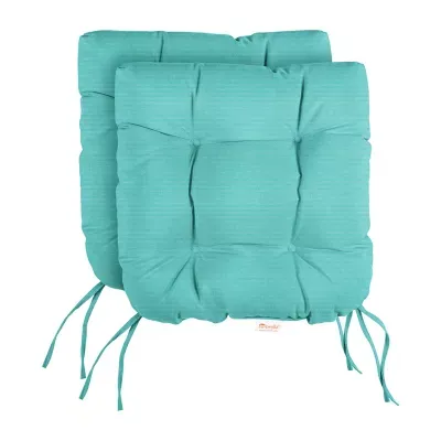 Mozaic Company Sunbrella Tufted U-Shape Seat Cushion (Set of 2)