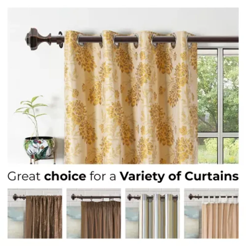 Deco Window Hexagon Double Curtain Rod
