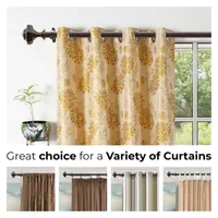 Deco Window Hexagon Double Curtain Rod