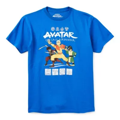 Little & Big Boys Crew Neck Short Sleeve Avatar-The Last Airbender Graphic T-Shirt