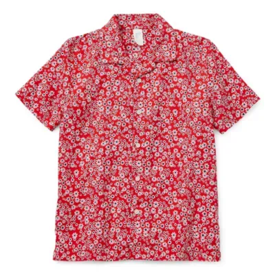 Thereabouts Little & Big Boys Printed Short Sleeve Camp Shirt