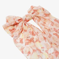 Arizona Orange Textured Hair Bow