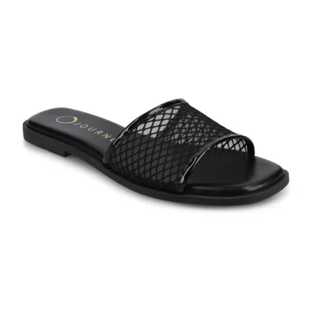 Journee Collection Womens Breckley Flat Sandals