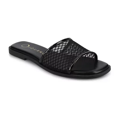 Journee Collection Womens Breckley Flat Sandals