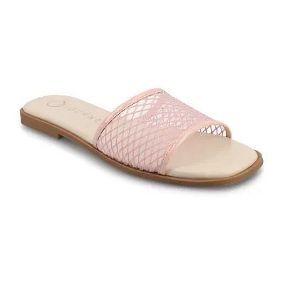 Journee Collection Womens Breckley Flat Sandals