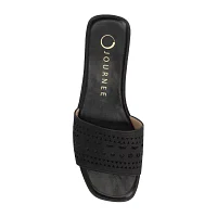 Journee Collection Womens Brodie Flat Sandals