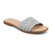 Journee Collection Womens Brodie Flat Sandals