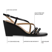 Journee Collection Womens Clinne Wedge Sandals